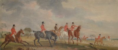 Quorn Hunt: The Artist and his Friends Moving Off av John E. Ferneley