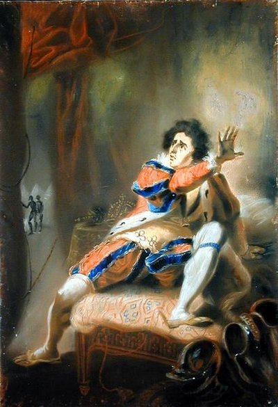 John Philip Kemble (1757-1823) - Shakespeares Richard III (pastell på veläng) av John Eckstein