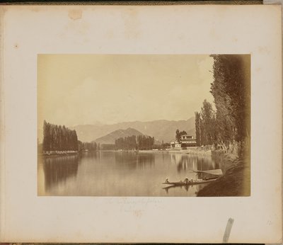 Maharajahernas [sic] palats. Srinaggar av John Edward Saché
