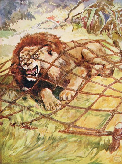 Lejonet och musen från "Aesop