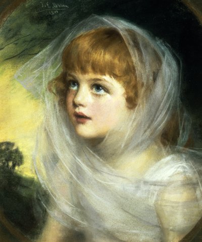 Simplicity and Innocence, 1900 (pastell) av John Ernest Breun