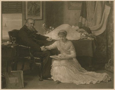 Nordvästpassagen (fotogravyr) av John Everett (after) Millais