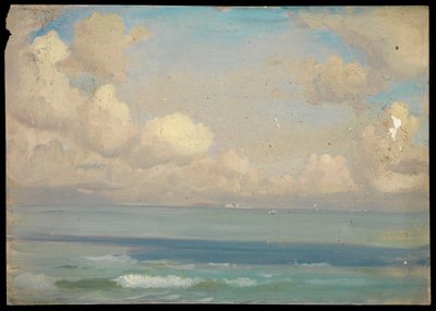 Havslandskap, slutet av 1800-talet - mitten av 1900-talet (olja på papper) av John Everett