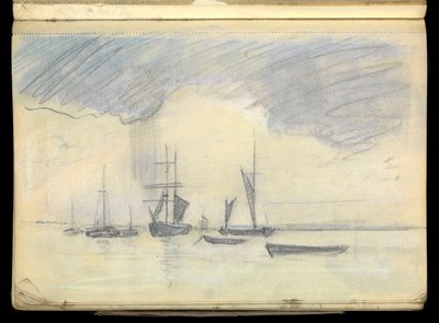 Havslandskap, Skissbok av John Everett