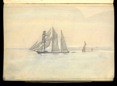 Havslandskap, Skissbok av John Everett