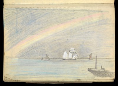 Havslandskap, Skissbok av John Everett