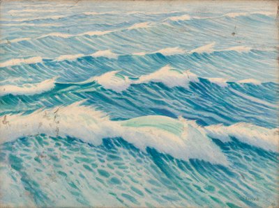 Havslandskap, slutet av 1800-talet - mitten av 1900-talet (akvarell, grafit, kartong) av John Everett