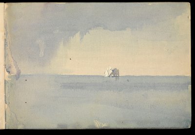 Havslandskap, skissbok av John Everett