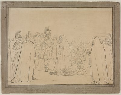 Aeneas visade Pallas kropp från Virgils "Aeneid" av John Everett Millais
