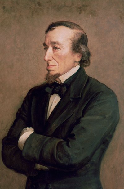 Benjamin Disraeli, Earl of Beaconsfield, detalj, 1881 av John Everett Millais