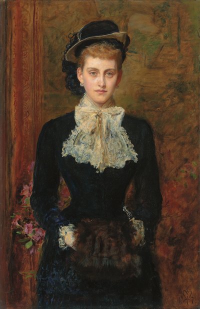 Grevinnan de Pourtales, den före detta frun, 1876 av John Everett Millais