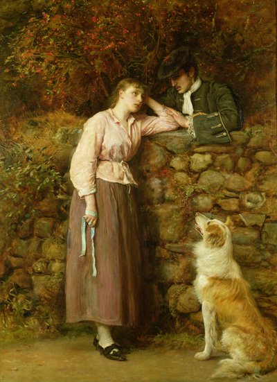 Effie Deans, från "The Heart of Midlothian" av Sir Walter Scott, 1877 av John Everett Millais