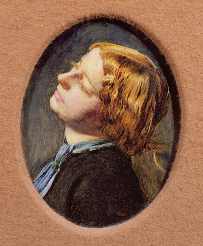 Chef för Mariana, studie för Mariana i Moated Grange (se 618) av John Everett Millais