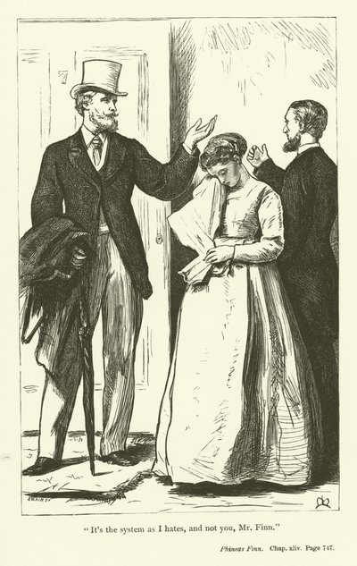 Illustration för Phineas Finn av Anthony Trollope av John Everett Millais