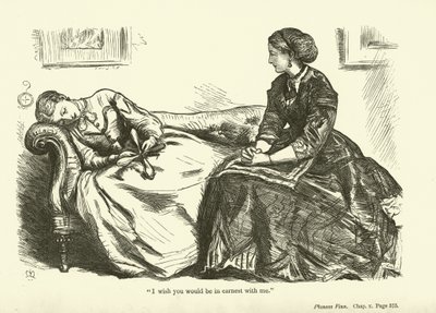 Illustration för Phineas Finn av Anthony Trollope av John Everett Millais
