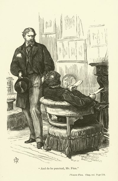 Illustration för Phineas Finn av Anthony Trollope av John Everett Millais