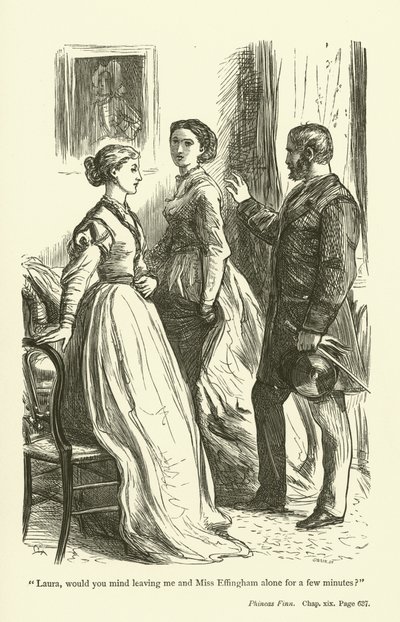 Illustration för Phineas Finn av Anthony Trollope av John Everett Millais