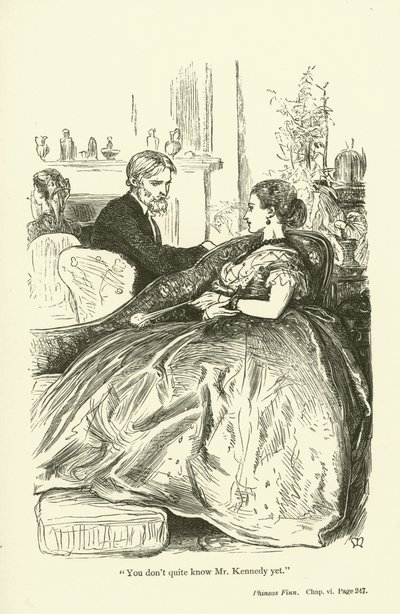 Illustration för Phineas Finn av Anthony Trollope av John Everett Millais