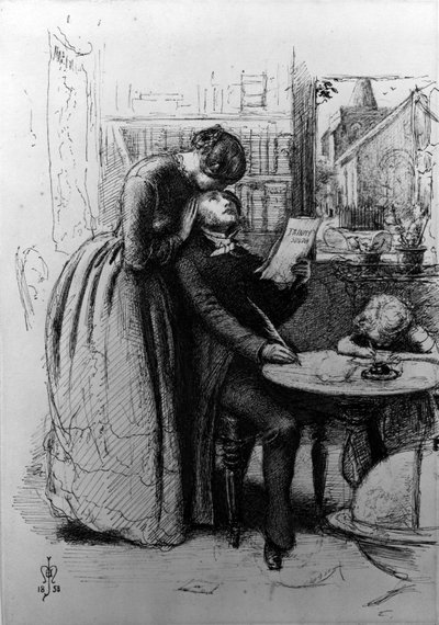 Gift för kärlek, 1853 av John Everett Millais