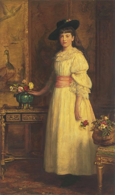 Fröken Gertrude Vanderbilt, 1888 av John Everett Millais