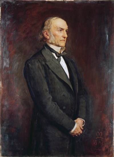 Porträtt av William Ewart Galdstone (1809-1898) 1879 av John Everett Millais