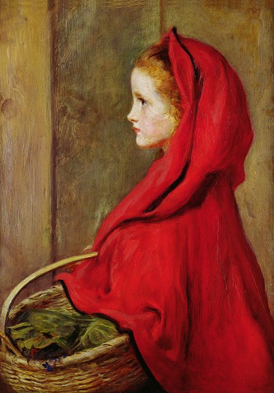 Rödluvan av John Everett Millais