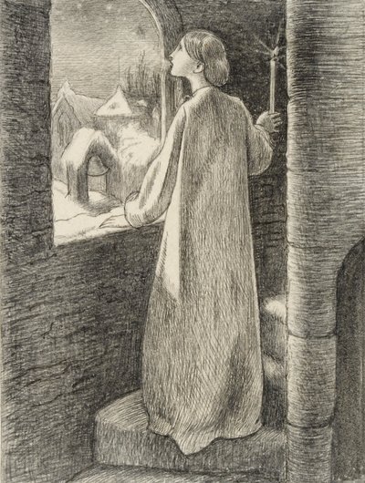 St Agnes Afton, c1857 av John Everett Millais