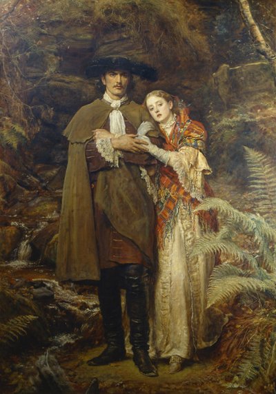 Bruden från Lammermoor av John Everett Millais