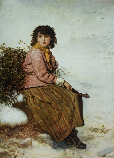Mistelsamlaren, 1894 av John Everett Millais