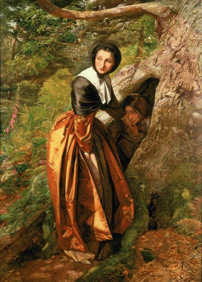 Den förbjudna rojalisten, 1651, 1852-53 av John Everett Millais