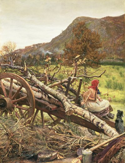 Vinterbränsle av John Everett Millais