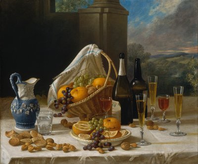 Stilleben vid lunch av John F. Francis