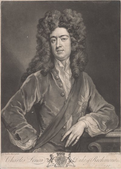 Charles Lennox, 1:e hertig av Richmond av John Faber the younger