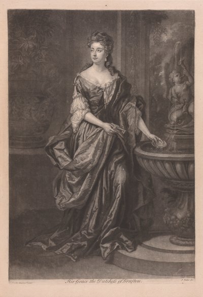 Hennes nåd hertiginnan av Grafton av John Faber the younger