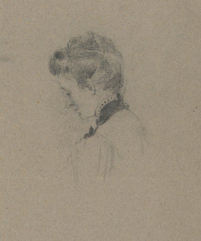 Porträtt av en kvinna av John Ferguson Weir