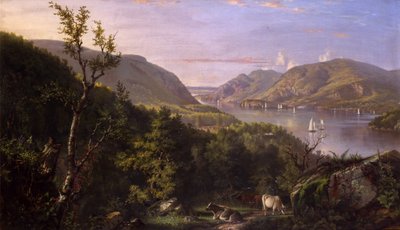 Utsikt över högländerna från West Point, 1862 av John Ferguson Weir