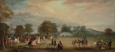 Bågskyttemöte i Bradgate Park, Leicestershire av John Ferneley