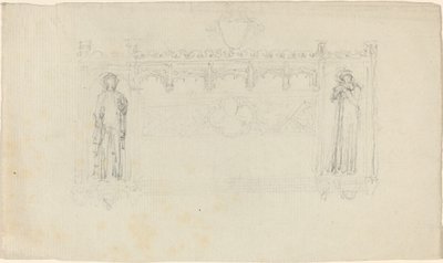 Design för Simcoe-monumentet, Exeter Cathedral av John Flaxman
