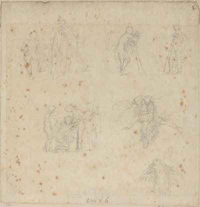 Figurstudier av John Flaxman