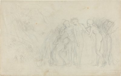 Grupp av kvinnliga figurer av John Flaxman