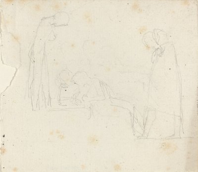 Grupp av fem figurer av John Flaxman