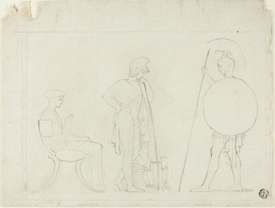 Hector Chiding Paris av John Flaxman