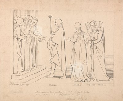 Illustration till Pilgrims framsteg av John Flaxman
