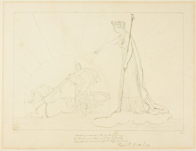 Juno får solen att gå ner av John Flaxman