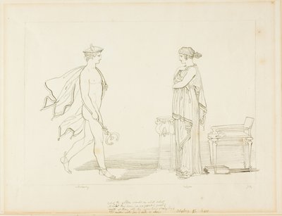 Mercury och Calypso av John Flaxman