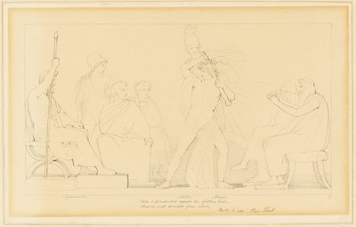 Minerva och Achilles av John Flaxman