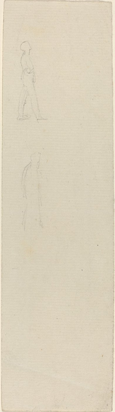 Studieblad [recto and verso] av John Flaxman