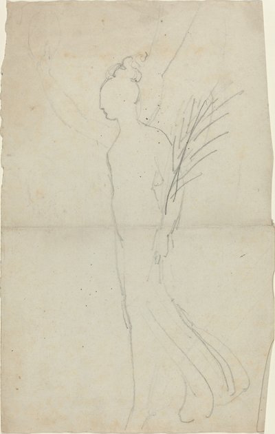 Stridande hona med handflatan av John Flaxman