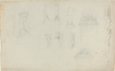 Studier för ett monument av John Flaxman