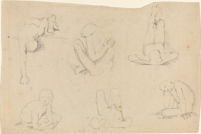 Studier av en mansfigur av John Flaxman